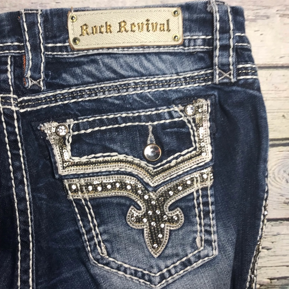 Rock Revival Kai Easy Boot Jeans Size 28